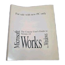 Microsoft Works For Windows 2.0 Concise Users...