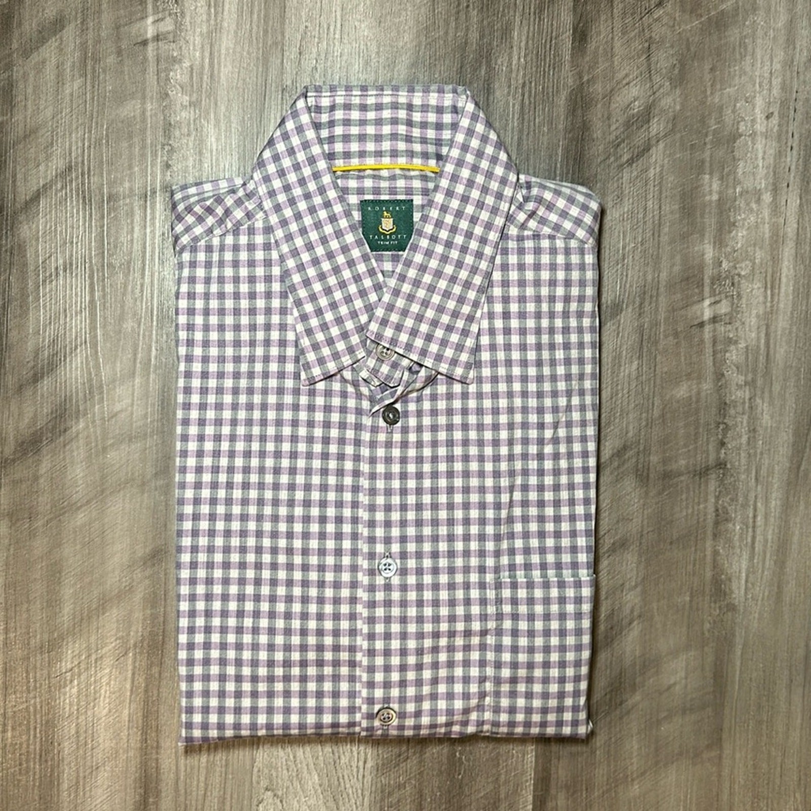 Robert Talbott Trim Fit Long Sleeve Button Down -… - image 1