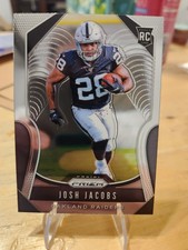 2019 PANINI PRIZM BASE CARD JOSH JACOBS RC #323!!