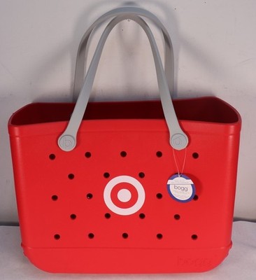 Bogg Bag Original Bullseye Tote Bag - Red with Removable Pouch New