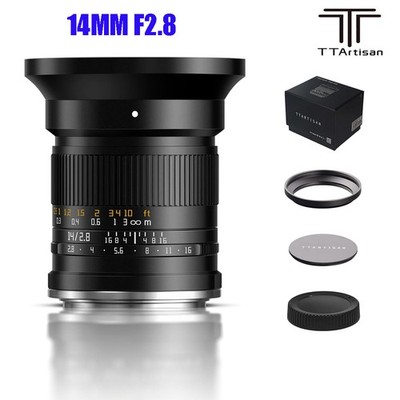 TTArtisan 14mm F2.8 Full Frame Ultra-Wide-Angle Camera Lens for E /Z /RF Mount