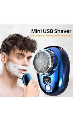 Mini-shave Portable Electric Shaver for Men Razor USB Rechargeable Home Travel
