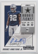 2018 Panini Contenders Rookie Ticket Auto Dorance Armstrong Jr #215 Auto 0v0
