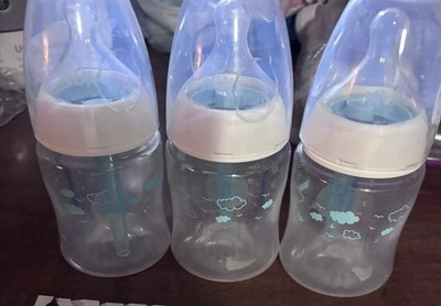 3 Nuk Smooth Flow Anti colic 5oz Bottles