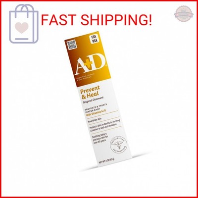 A+D Original Diaper Rash Ointment Prevents & Treats Diaper Rash, Moisturizing Sk