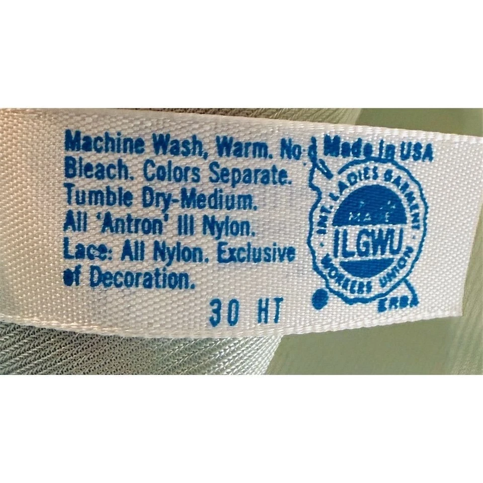 Vestido Maidenform Vintage Blanco Sin Mangas Completo Para Mujer Talla 34 Encaje Ribete Medio Encaje Foto 2 de 4