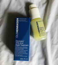NIB Authentic OLEHENRIKSEN Dewtopia 20 PHA/AHA Retexturizing Night Serum,1 oz