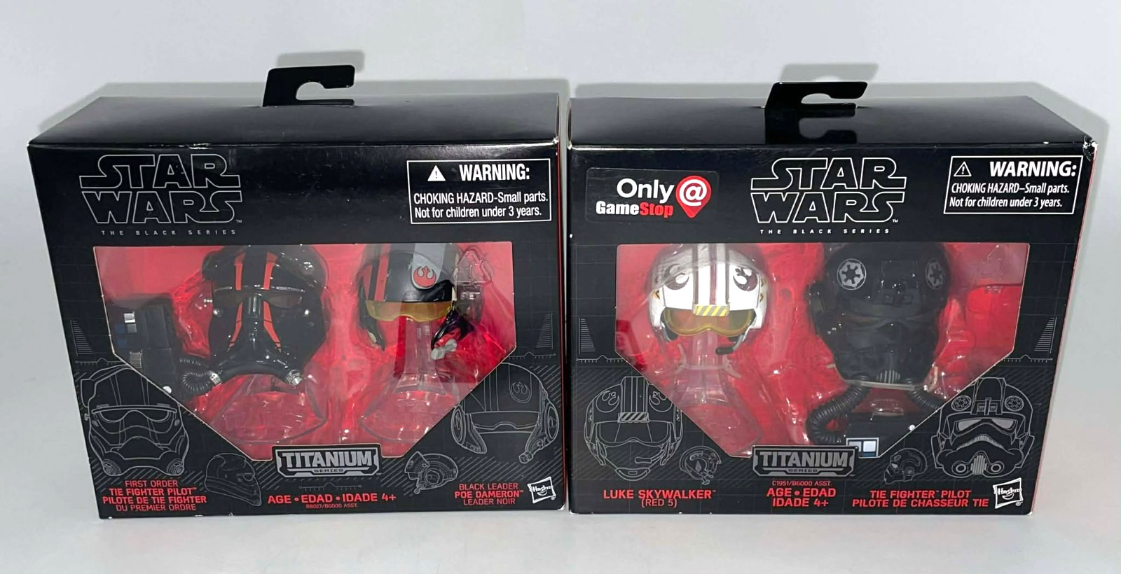 S Luke Red 5 Tie Pilot Poe Dameron Mib