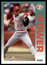 1992 FLEER TED POWER #416 CINCINNATI REDS 59