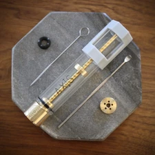 SKYLAB - AXIS Glass Blunt with Silicone Cover and Cleaning Tools/Accessories