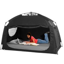 Indoor Instant Privacy Bed Tent for Sleeping,Quick Set-up Bed Canopies,Portab...