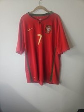 PORTUGAL 2008 2010 HOME SHIRT JERSEY NIKE 265759-611 sz Xl MEN #7 RONALDO