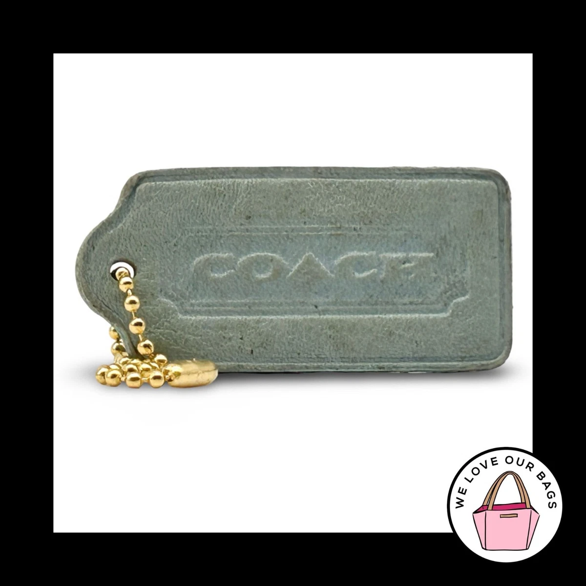 Coach Leather Letters, Numbers & Symbols Key Chains, Rings