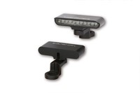 Highsider Stripe Motorrad LED Blinker Schwarz Klar E-GeprüFt Paar