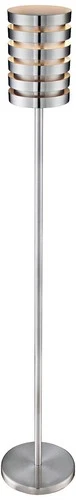 Lite Source Tendrill II 62" Modern Silver Aluminum Slat Floor Lamp - Picture 3 of 3