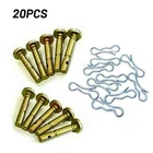 Shear Bolt 738-04124A Replacement Shear Pin Fits MTD Cub Cadet Snow Blower