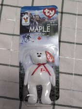 Maple The Bear -1999 McDonald's Ty Beanie Baby  New Rare Errors