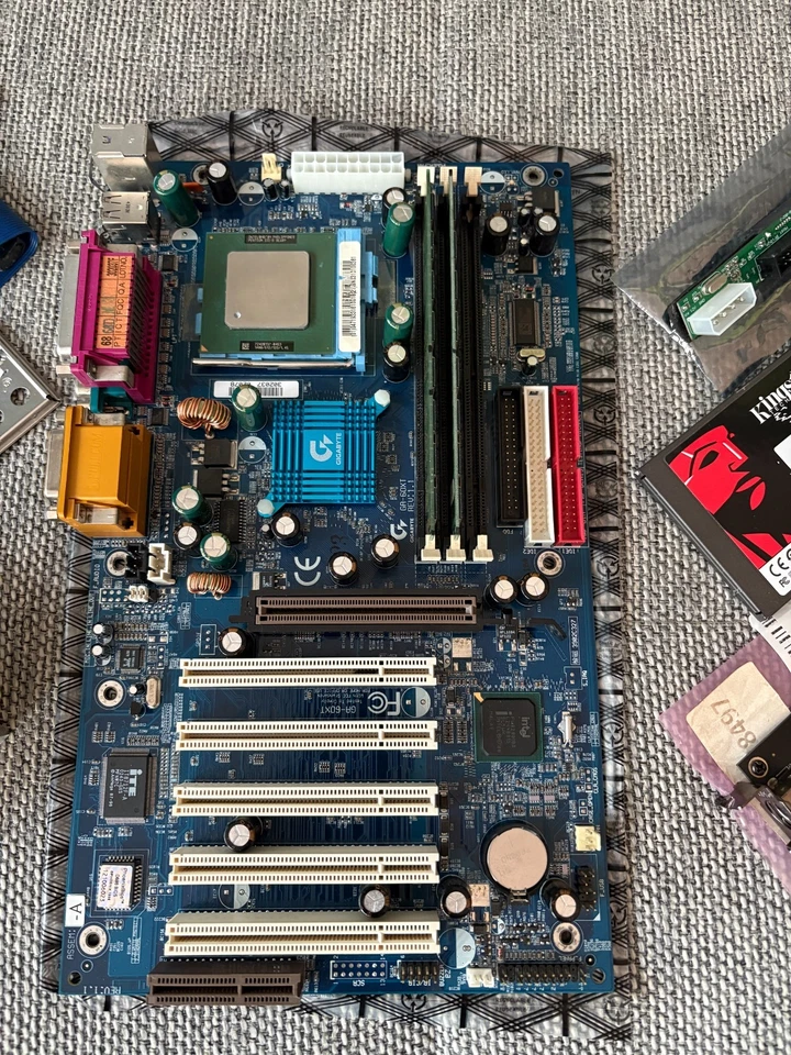 TOP🚀Gigabyte GA-6OXT Intel Pentium III Tualatin 1400 Mainboard Bundle Retro 1.4 - Bild 2 von 4