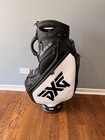 PXG Parsons Xtreme Golf Staff Bag Black/White Leather 6-Way Divider Strap — photo 2