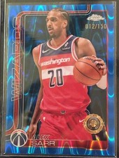 2025 Topps Chrome #218 Alex Saar Blue RAYWAVE Refactor 012/150 🔥 
