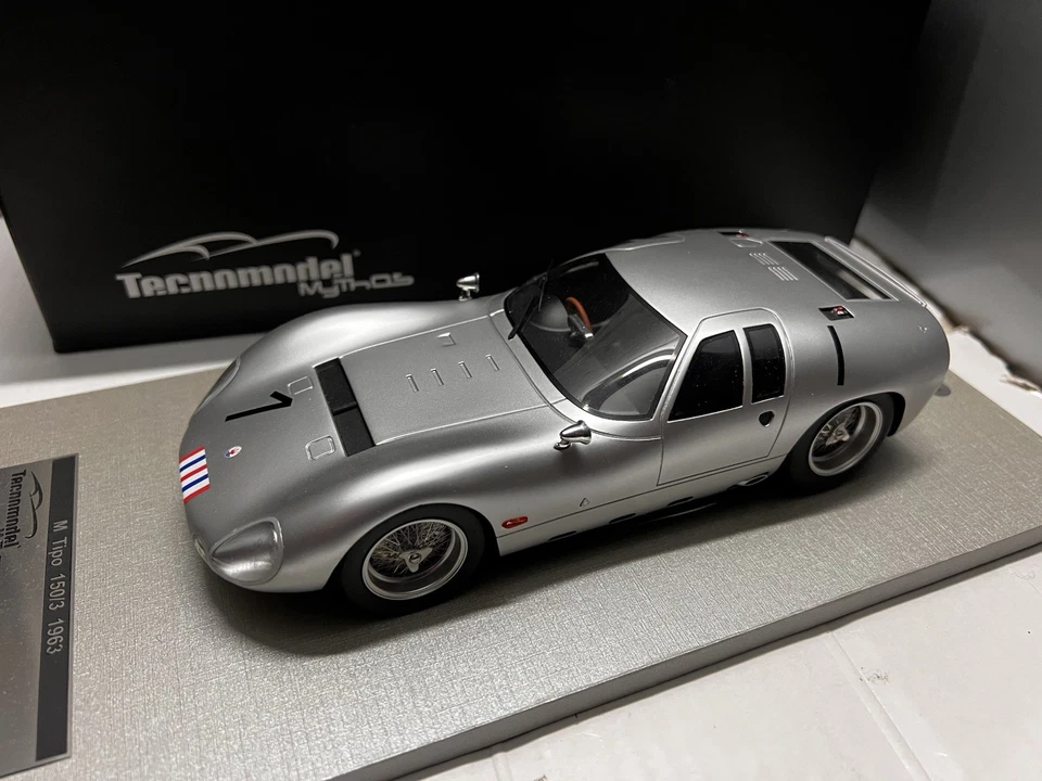 Maserati Tipo 151/3 1964 Aluminium Body Test Version Tecnomodel 1/18 - Immagine 2 di 4
