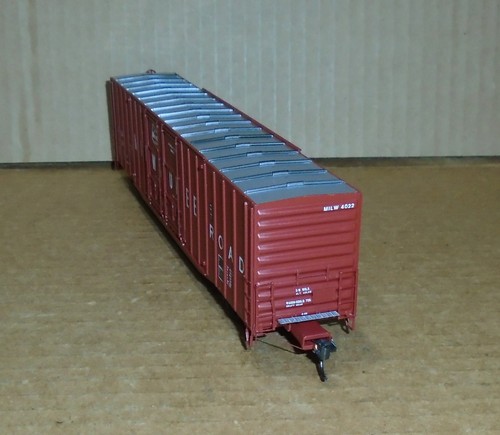 : Athearn - Genesis HO .. "Milwaukee Road 60' PS Auto Parts Boxcar" Box G4523 - Foto 21 di 22