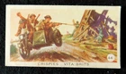 Motorized Infantry WW2 Modern War Weapons Ser. Card Australian Crispies c 1942