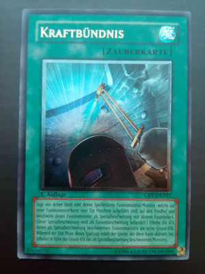 Yugioh -  Kraftbündnis CRV-DE037 - Ultimate Rare 1.Auflage