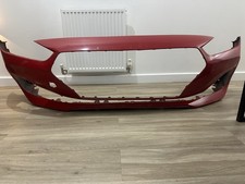 HYUNDAI i30 2017 - 2020 FRONT BUMPER NO PARKING SENSORS Red colour 