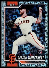 2026 Topps #184 Carson Whisenhunt Topps Foil Pattern A27