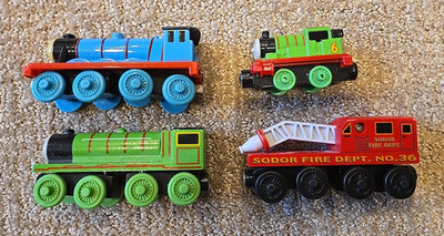 Assorted Thomas and Friends Train Engines Sodor Fire Train, Henry, Percy, Thomas