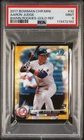 2017 Bowman Chrome Mini Aaron Judge RC Gold Refractor /50 PSA 9 Yankees RC