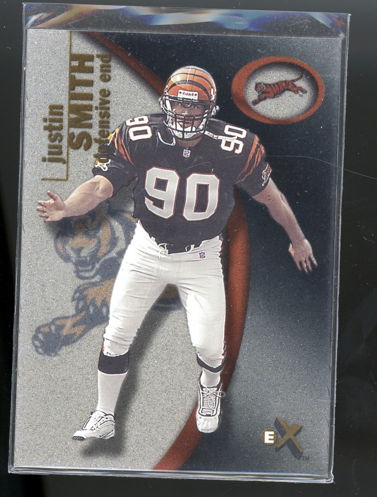 Justin Smith Fleer E-X #128 Base