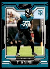 2021 Panini Playbook Tyson Campbell Rookie Jacksonville Jaguars #156