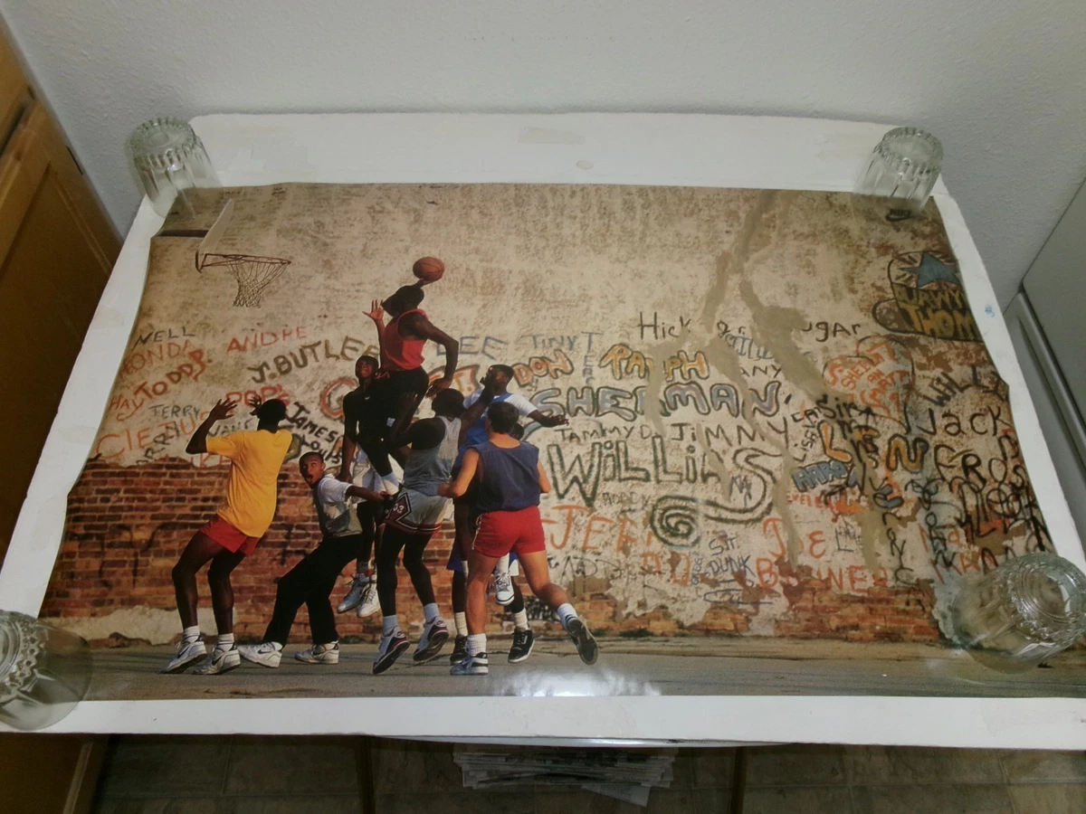 Michael Jordan Basketball 24x36in. Size Vintage Sports Posters for