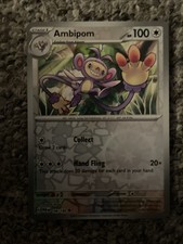 Pokémon TCG Ambipom Paradox Rift 146/182 Reverse Holo Uncommon