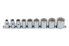 Laser Tools Whitworth Socket Set 12d 9pc 18 To 58 Bi-hex Chrome 2919 Laser Tools Whitworth Socket Set 12d 9pc 18 To 58 Bi-hex Chrome 2919