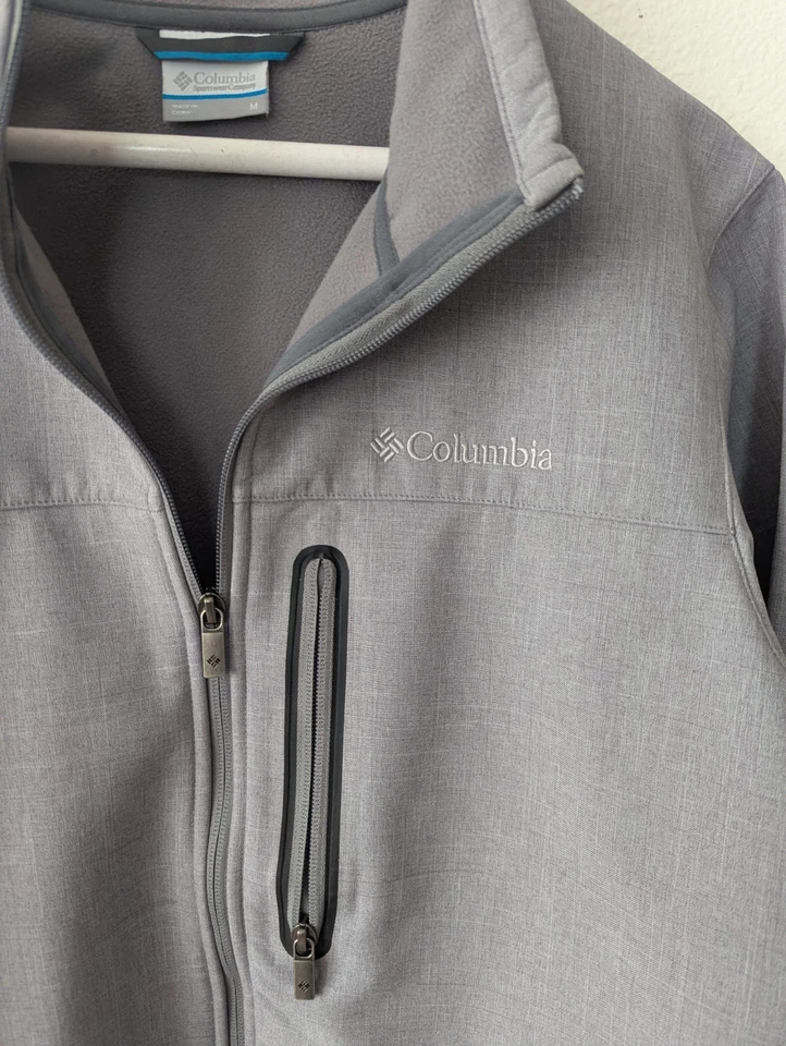 COLUMBIA MEN'S CRUISER VALLEY SOFTSHELL JACKET Medium PERFECT! - Image 2 of 4