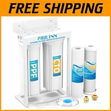 Complete Outdoor Water Filtration System - Dual Filter Kit for Clean RV Water