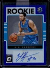 2016-17 Donruss Optic A.J. Hammons Blue Prizm Rookie Auto Autograph #19/25