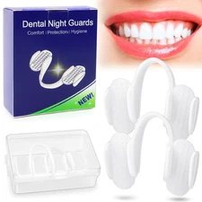 Dental Transparant Bruxism Splint Mouth Guard for Night Teeth Bite Silicone
