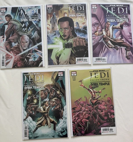 Star Wars: Jedi Fallen Order Dark Temple Comics #1-5 NM