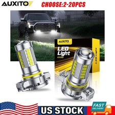 AUXITO 5202 H16 LED Fog Light Bulbs Conversion Kit Super 6500K CANBUS 2-20X