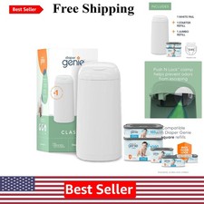 Ultimate Odor Control Classic Diaper Pail Set - Includes Starter Jumbo Refill