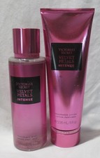 Victoria's Secret Fragrance Mist  Lotion Lot Set of 2 VELVET PETALS INTENSE
