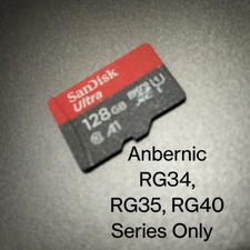 Anbernic RG34 RG35 RG40 Series (solo scheda SD precaricata 128 GB) **Plug & Play 🎮**