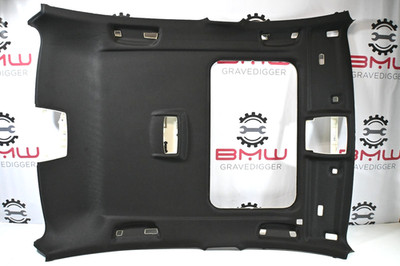 Overhead Upper Sunroof Headliner Trim Cover Panel Black OEM BMW 330 340 M3 12-18