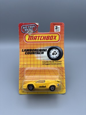 Matchbox Lamborghini Countach MB67 Yellow 1990 1991 