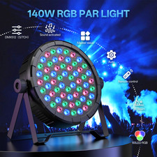 Rgb Led Par Light Dmx Strobe Effect Lamp Dj Disco Party Ktv Club Stage Lighting