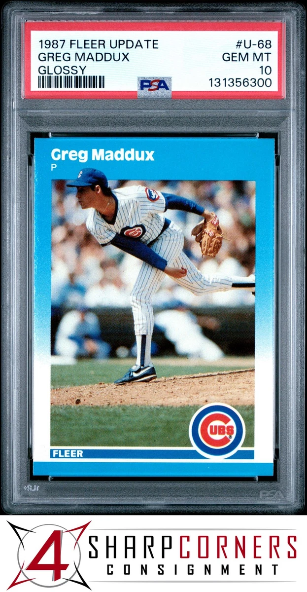 Fleer Greg Maddux 1987 Season Baseball Sports Trading Cards